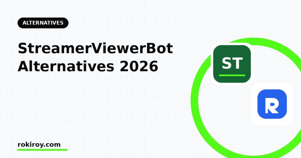 StreamerViewerBot Alternatives (2026): Best Kick & Twitch Growth Picks